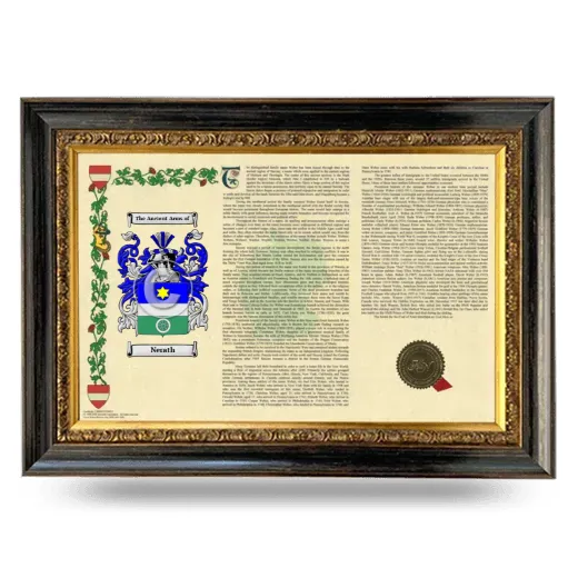 Nerath Armorial Landscape Framed - Heirloom