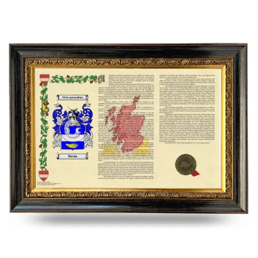 Nevin Armorial Landscape Framed - Heirloom