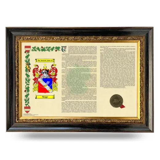 Neyge Armorial Landscape Framed - Heirloom