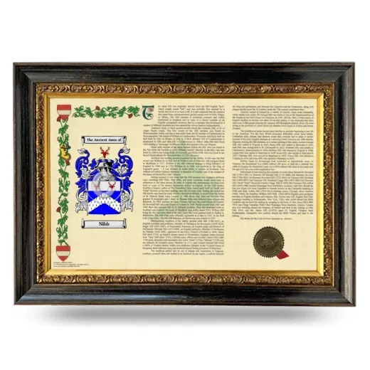 Nibb Armorial Landscape Framed - Heirloom