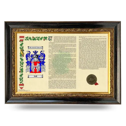 Noll Armorial Landscape Framed - Heirloom