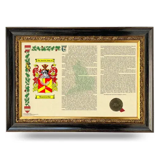 Noseworthe Armorial Landscape Framed - Heirloom