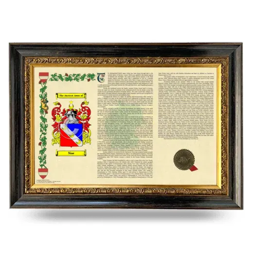 Nue Armorial Landscape Framed - Heirloom