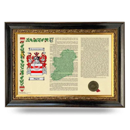 Nugent Armorial Landscape Framed - Heirloom