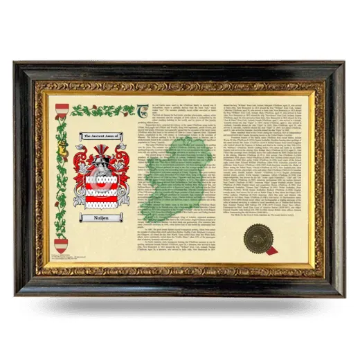 Nuijen Armorial Landscape Framed - Heirloom
