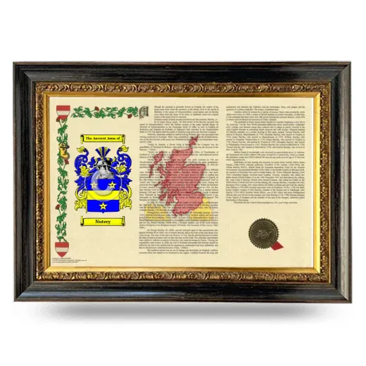 Nutery Armorial Landscape Framed - Heirloom