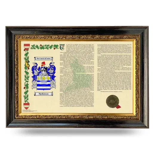 Nyckerson Armorial Landscape Framed - Heirloom