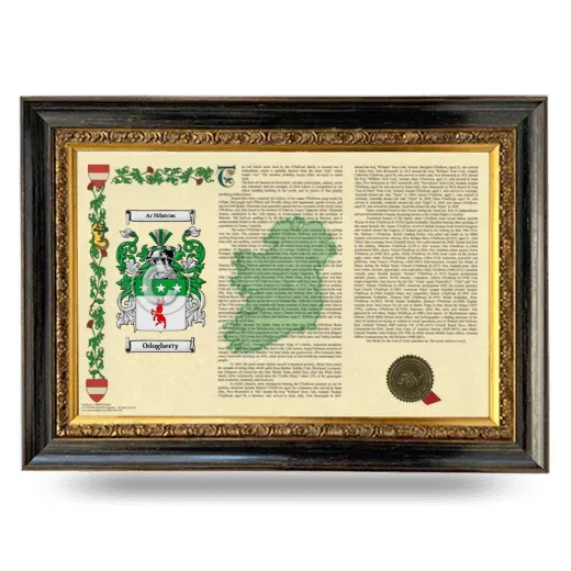 Odogherty Armorial Landscape Framed - Heirloom