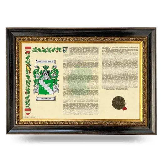 Otterbach Armorial Landscape Framed - Heirloom