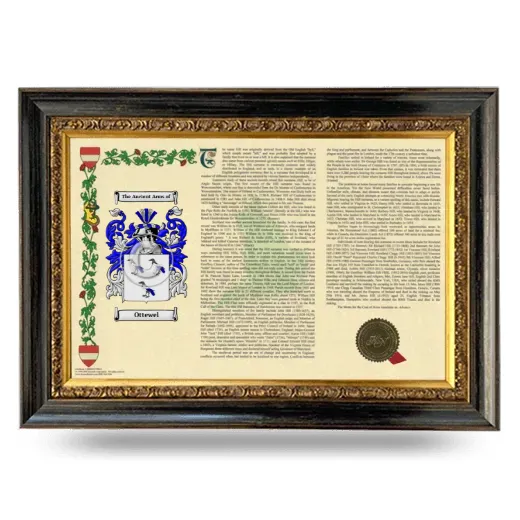 Ottewel Armorial Landscape Framed - Heirloom