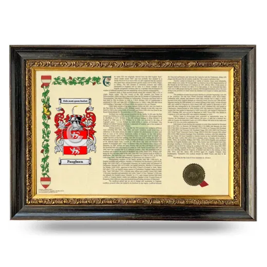 Pangborn Armorial Landscape Framed - Heirloom