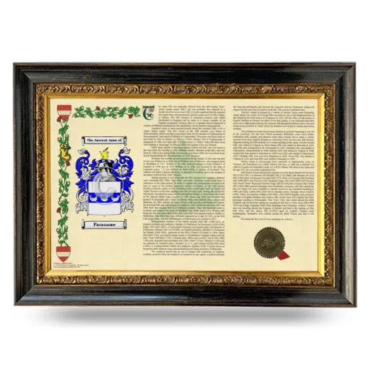 Paramore Armorial Landscape Framed - Heirloom