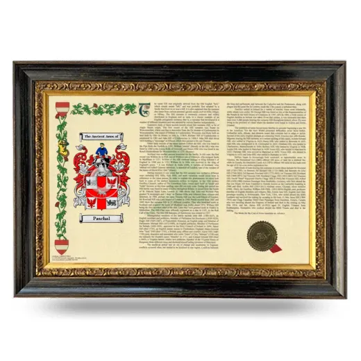 Paschal Armorial Landscape Framed - Heirloom