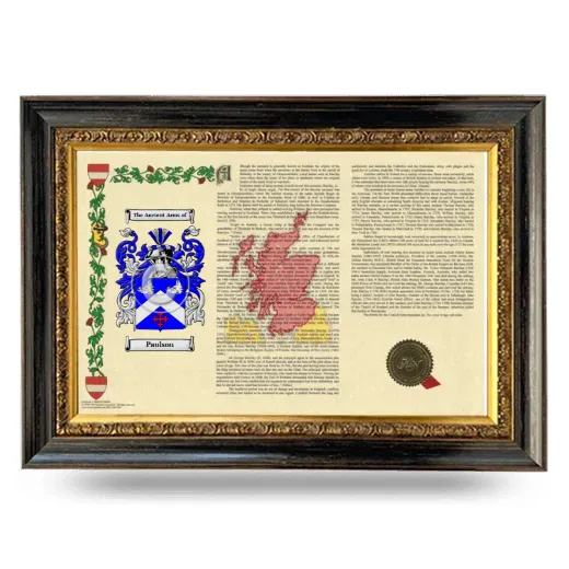 Paulson Armorial Landscape Framed - Heirloom