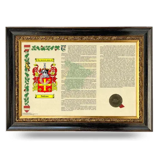 Pedroso Armorial Landscape Framed - Heirloom
