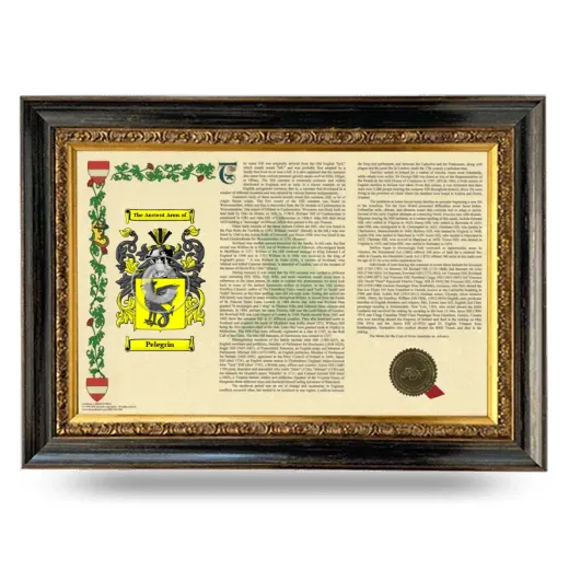 Pelegrin Armorial Landscape Framed - Heirloom