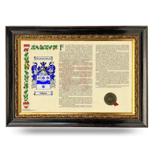 Pelgrim Armorial Landscape Framed - Heirloom