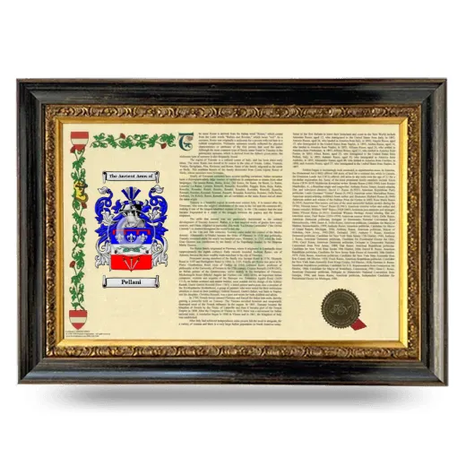 Pellani Armorial Landscape Framed - Heirloom