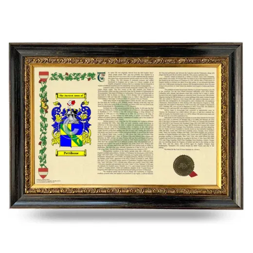 Pettibone Armorial Landscape Framed - Heirloom
