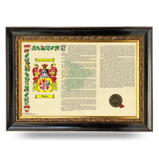 Piñeiro Armorial Landscape Framed - Heirloom