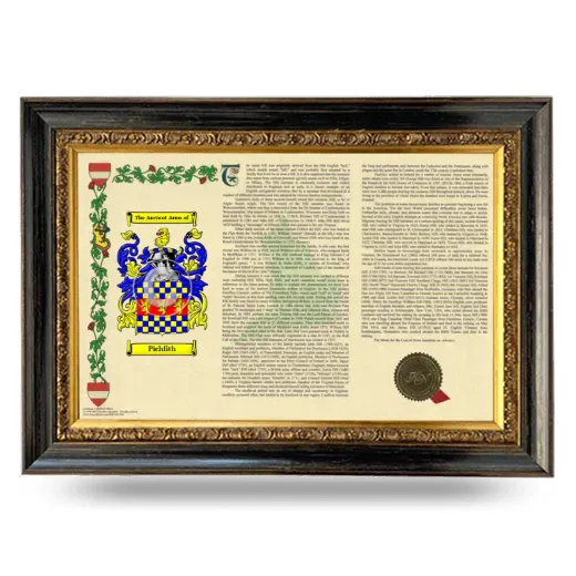 Pichfith Armorial Landscape Framed - Heirloom