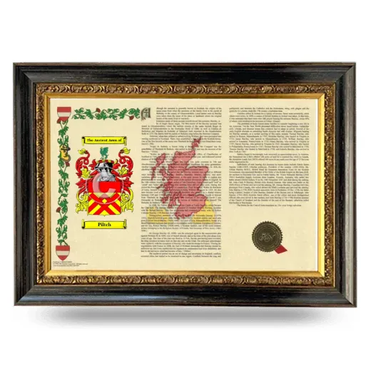Piltch Armorial Landscape Framed - Heirloom