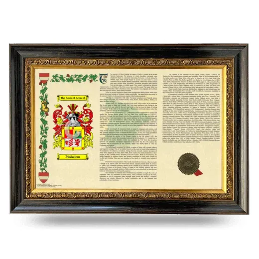 Pinheiros Armorial Landscape Framed - Heirloom