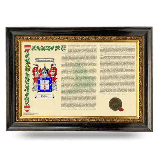 Pinkett Armorial Landscape Framed - Heirloom