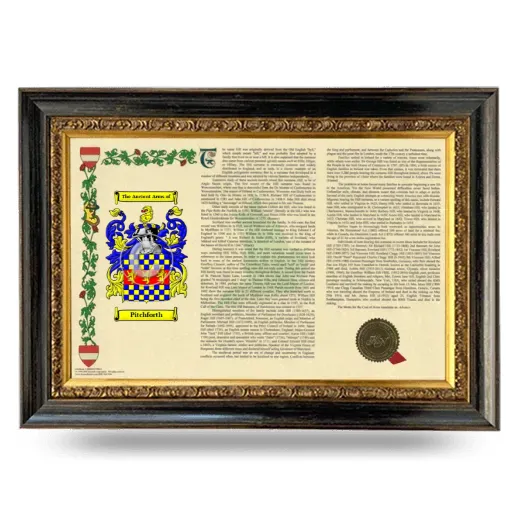 Pitchforth Armorial Landscape Framed - Heirloom