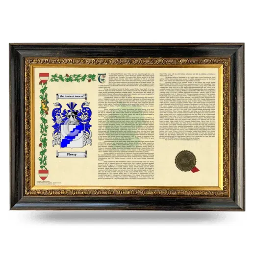 Plessy Armorial Landscape Framed - Heirloom