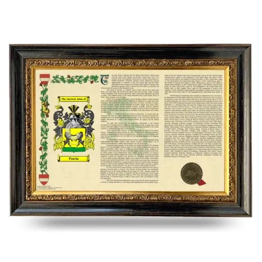 Porcia Armorial Landscape Framed - Heirloom