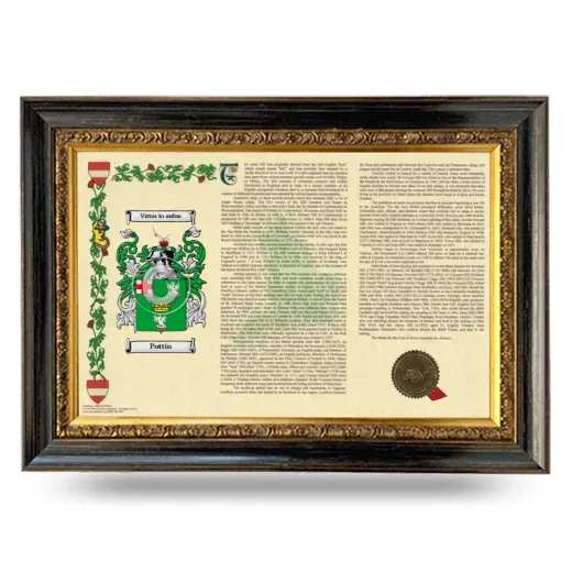 Pottin Armorial Landscape Framed - Heirloom