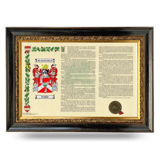 Predale Armorial Landscape Framed - Heirloom