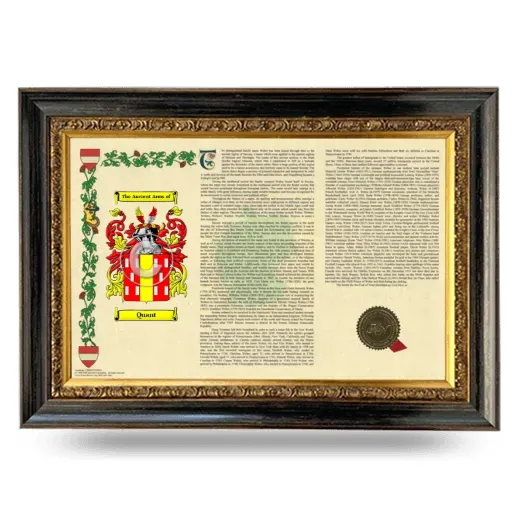 Quant Armorial Landscape Framed - Heirloom