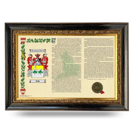 Röde Armorial Landscape Framed - Heirloom