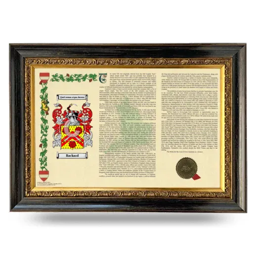 Rackard Armorial Landscape Framed - Heirloom