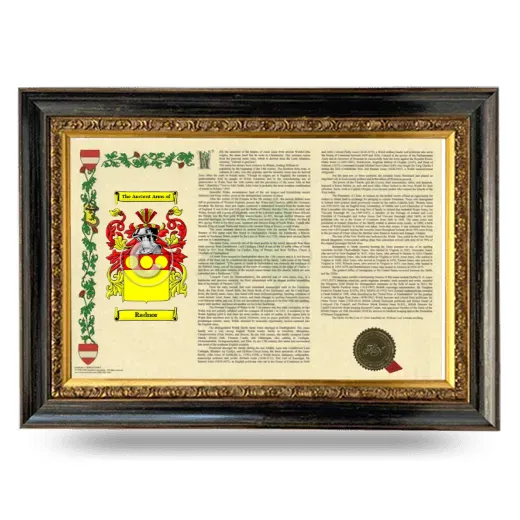 Radnor Armorial Landscape Framed - Heirloom