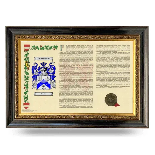 Raets Armorial Landscape Framed - Heirloom