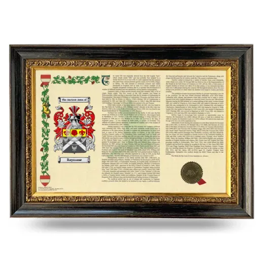 Raymane Armorial Landscape Framed - Heirloom