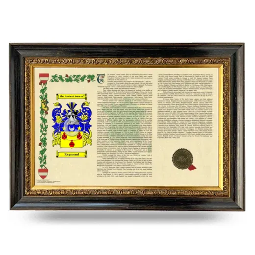 Raymond Armorial Landscape Framed - Heirloom