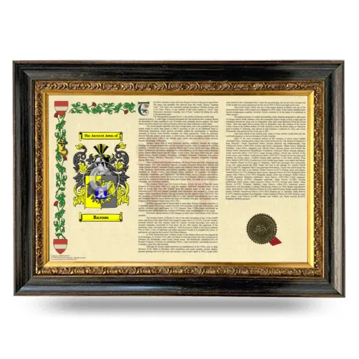 Razum Armorial Landscape Framed - Heirloom