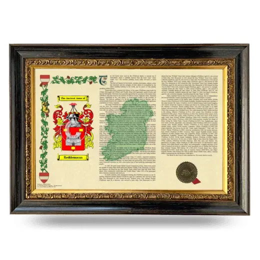Reddemann Armorial Landscape Framed - Heirloom
