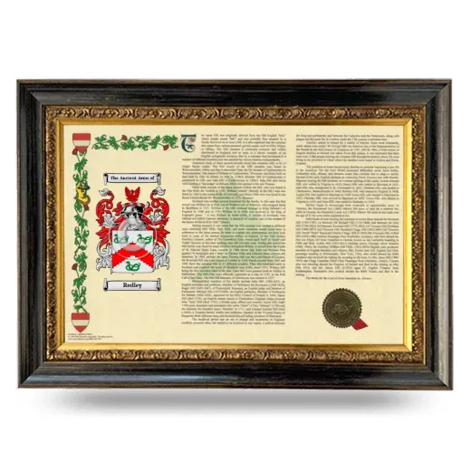 Redley Armorial Landscape Framed - Heirloom