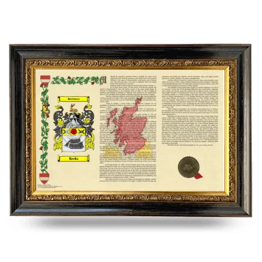 Reeks Armorial Landscape Framed - Heirloom