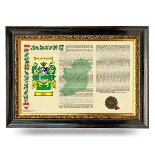 Reiley Armorial Landscape Framed - Heirloom