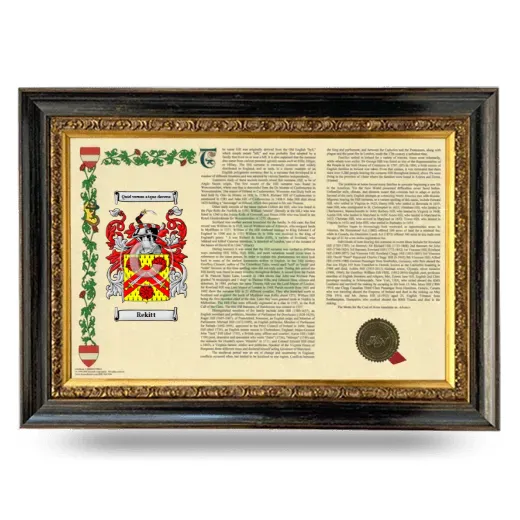 Rekitt Armorial Landscape Framed - Heirloom