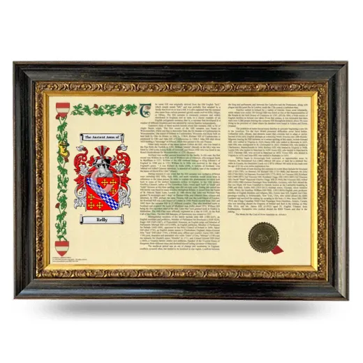 Relly Armorial Landscape Framed - Heirloom