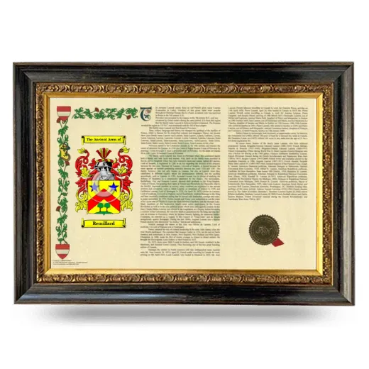 Remillard Armorial Landscape Framed - Heirloom