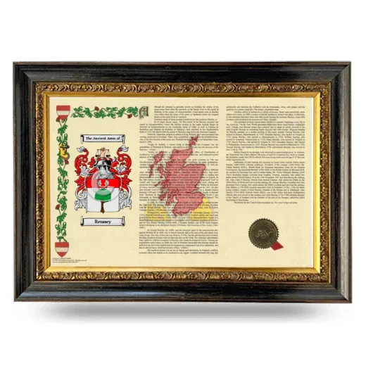 Renney Armorial Landscape Framed - Heirloom