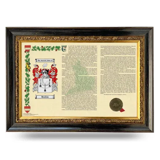 Resdon Armorial Landscape Framed - Heirloom